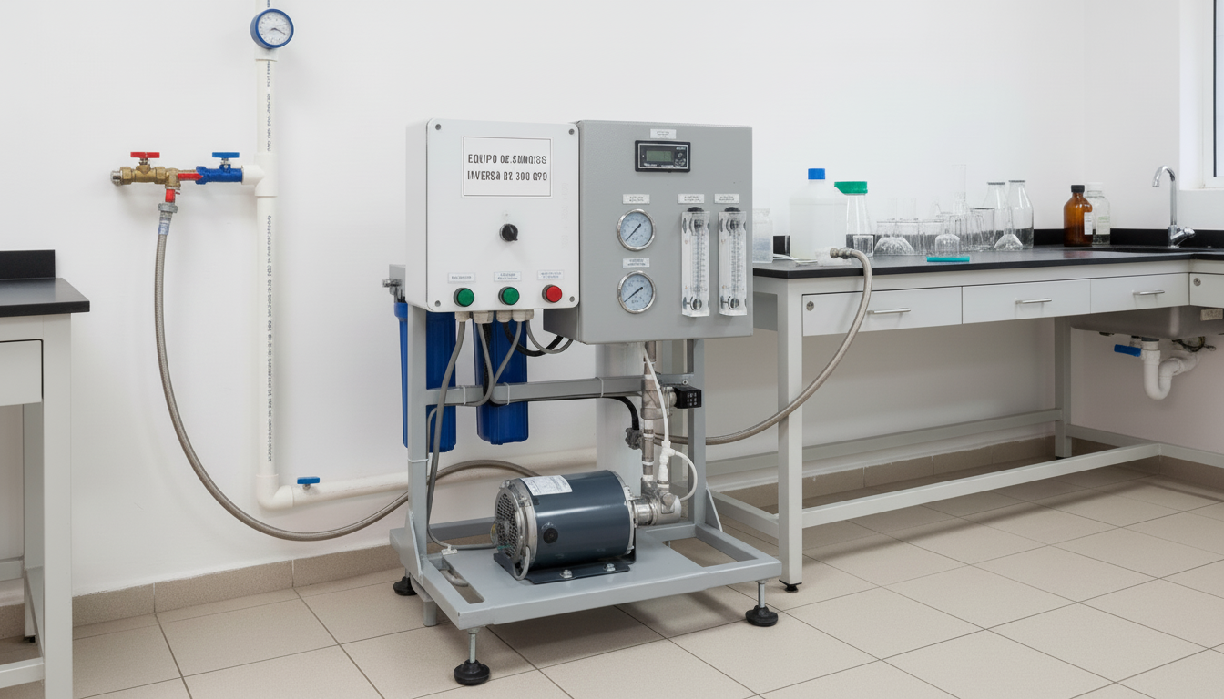 venta e instalación de equipo de ósmosis inversa para laboratorios - Mega Ozono SAC