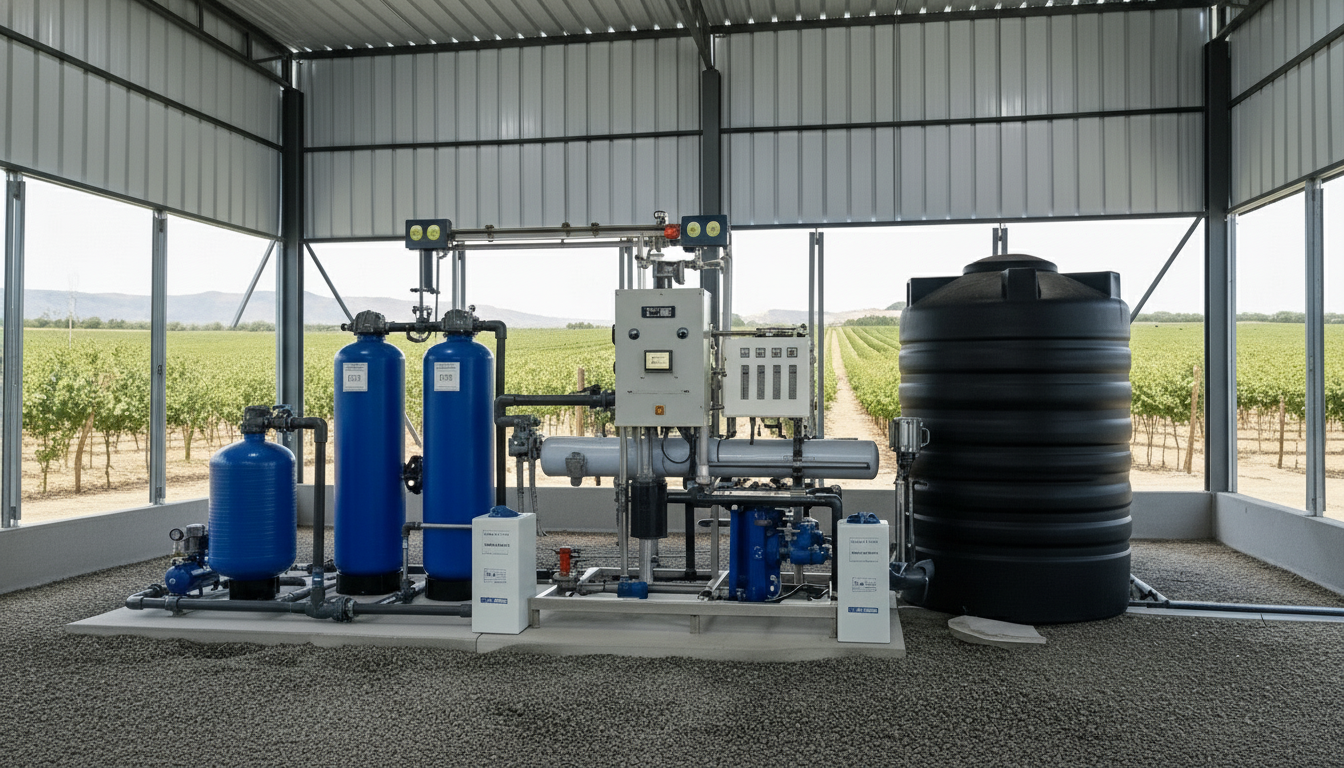 Venta e instalación de ósmosis inversa para sector agricola - aquapure